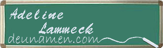 Adeline Lammeck Visitenkarte
